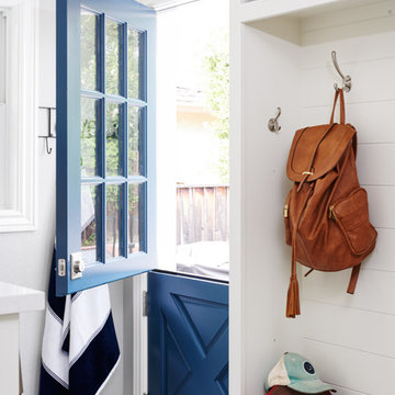 Family-Friendly Mudroom, Laundry & Guest Bath