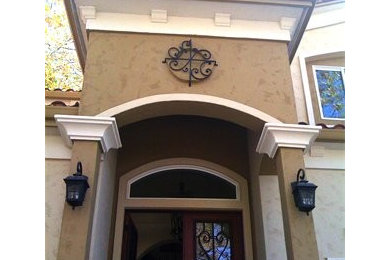 Inspiration for a mediterranean entrance in San Francisco.