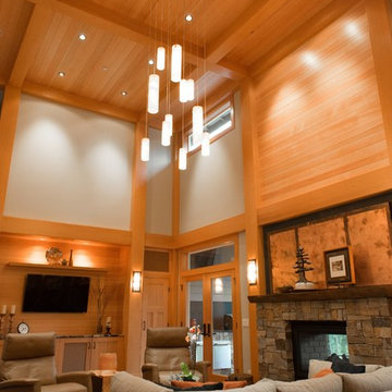 FARMHOUSE PENDANT LIGHTING FOR HIGH CEILING SPACES