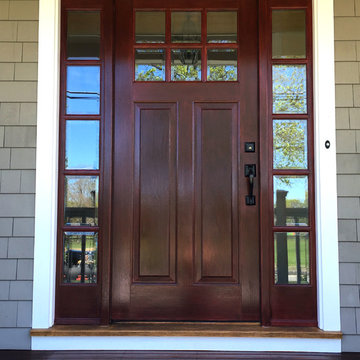 Faux Mahogany Door, Start to Finish- Concord, MA