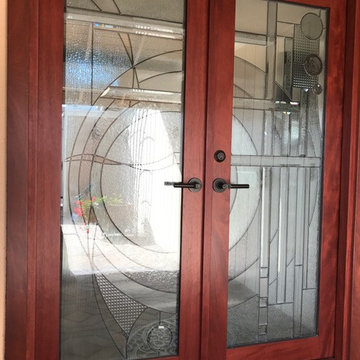Feng Shui Glass Enty Doors - Huntington Beach