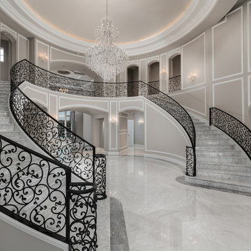 Double Marble Staircase
