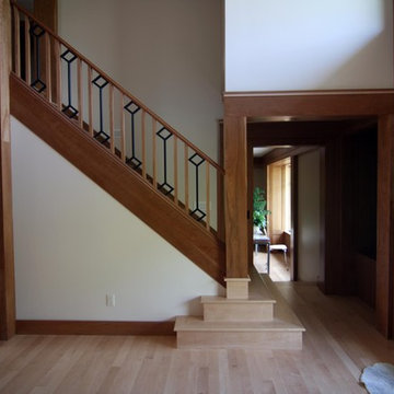 Foyer, Contemporary Family Residence, Big Rapids