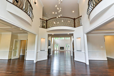 Design ideas for a large contemporary entrance in Other.