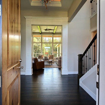 Foyer + Stairwell - The Aerius - Two Story Modern American Craftsman