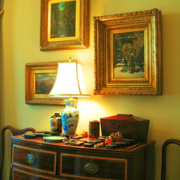 Foyer with Artwork & Antiques