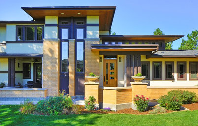 Houzz Tour: Touches of Frank Lloyd Wright in Colorado
