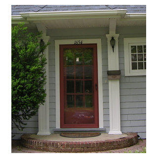 Front Door with Coordinated Storm Door - Traditional - Entry ...