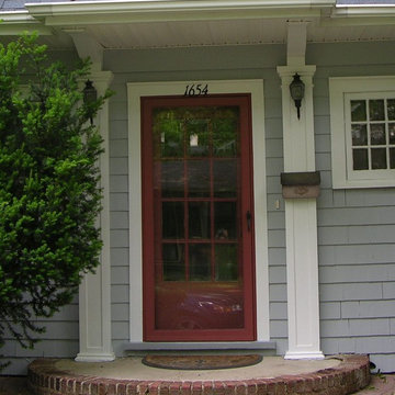 Front Door with Coordinated Storm Door