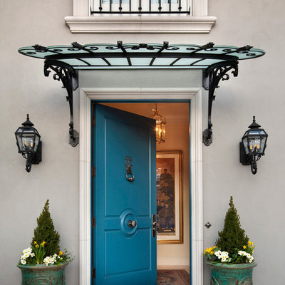 Entryway - large traditional entryway idea in Denver
