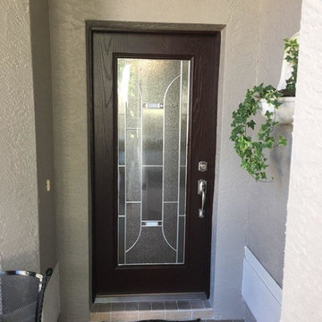 Front Entry Door Makeover After
