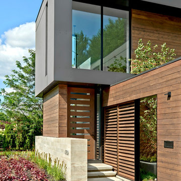 Front Entry Into a Double Height Space