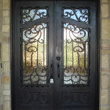 Front Entry Iron Door