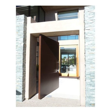 front entry pivot door