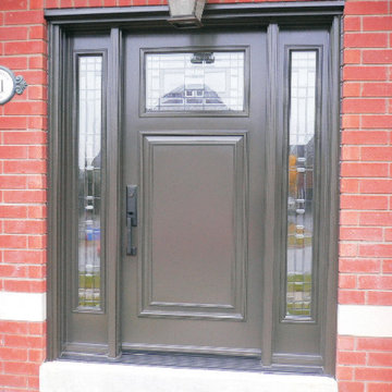 Front Single Door with Sidelights