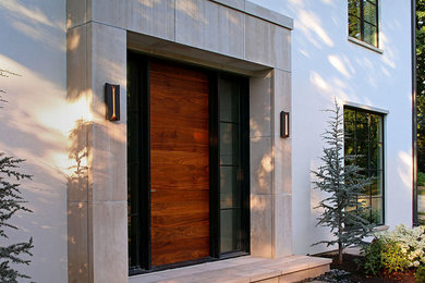 Example of a minimalist entryway design in Kansas City