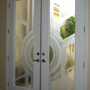 Glass Doors - Frosted Glass Front Entry Doors - SUN ODYSSEY 3D OPEN SPACES