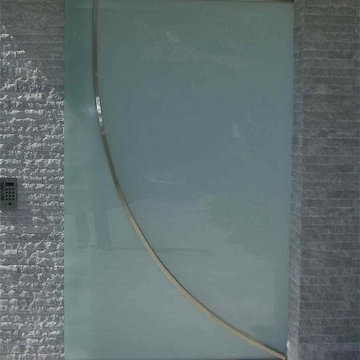 Glass Gates - Glass Doors - Courbe
