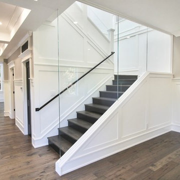 Glass Staircase Wall
