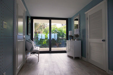 Inspiration for a coastal entryway remodel in Miami