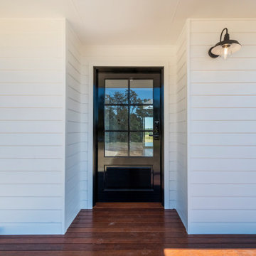 Hamptons Style Timber Entry Door