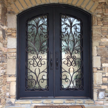 Hand Forged Wrought Iron Entry Systems