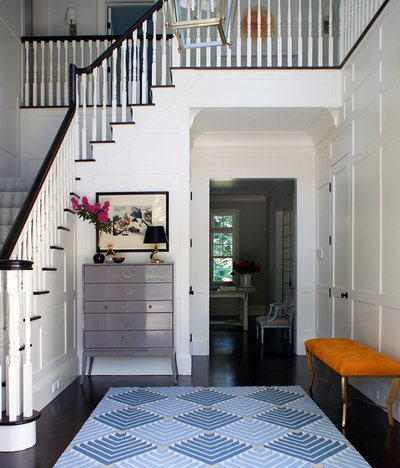 Contemporary Entry by Christopher Burns Interiors
