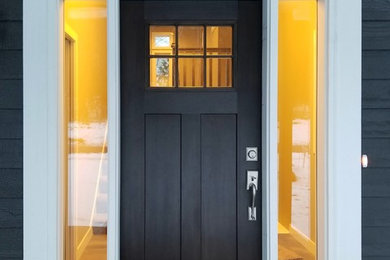Example of a minimalist entryway design in Other