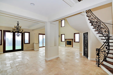 Example of a tuscan entryway design in Orange County