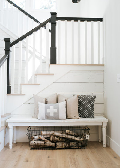 Farmhouse Entry by Beautiful Chaos Interior Design & Styling