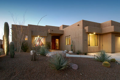 Entryway - southwestern entryway idea in Phoenix