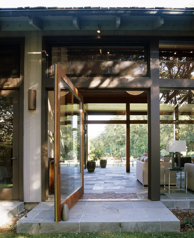 Modern Entrance by Charlie Barnett Associates