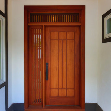 Hillside House with Japanese Influences