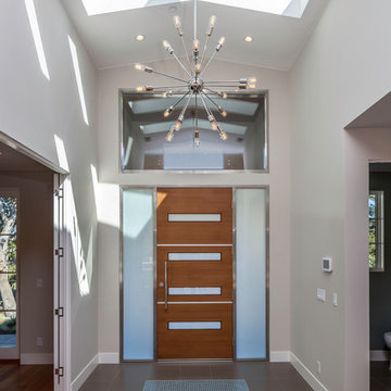 Hilltop Entry with Chandelier