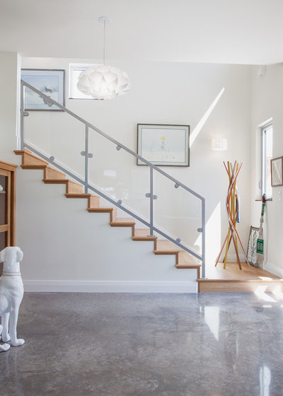 Contemporary Entrance by Kailey J. Flynn Photography