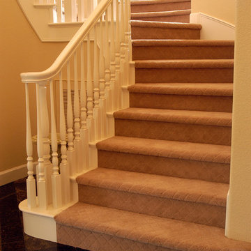 “Hollywood Tuck” Stair Case Carpeted