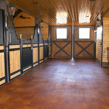 Horseshoe Bay European Style Horse Barn