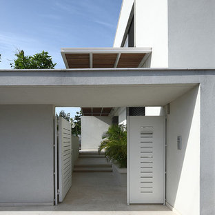 Roof Over Gate Modern Houzz