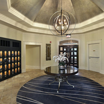 Informal Entry with Dramatic Domed Ceiling