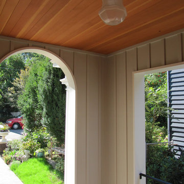 Inside covered porch
