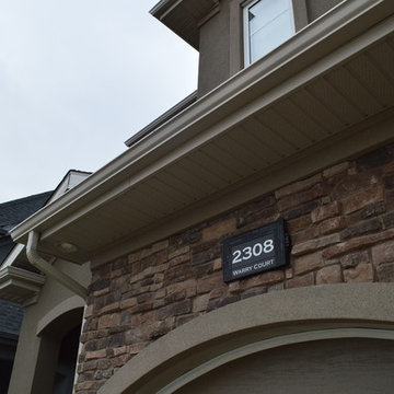 Installed House Number Signs