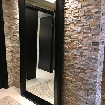 Entry Wall with Gobi Format Natural Stone Panels