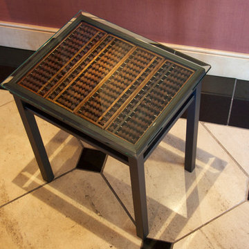 Japanese Soroban (abacus) Side table