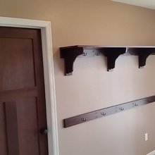 shelving with hooks