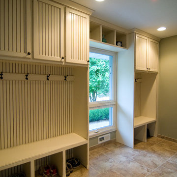 Kitchen, Mudroom, and Front Entry Way Custom Cabinets