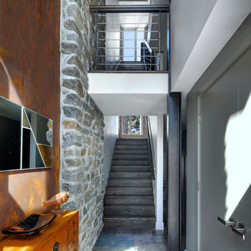 Kohn Residence Entry Hall and Stair Tower