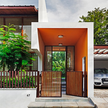 L- Plan House Designed By Khosla Associates & Photographed By Shamanth Patil J