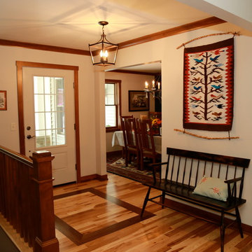 L-shaped Ranch with Warm Craftsman Style