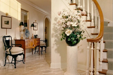 Inspiration for a timeless entryway remodel in Miami
