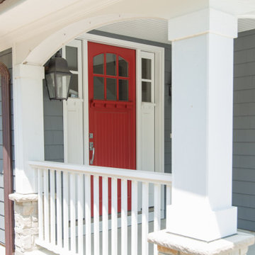 Lake Michigan Beach Home Front Door